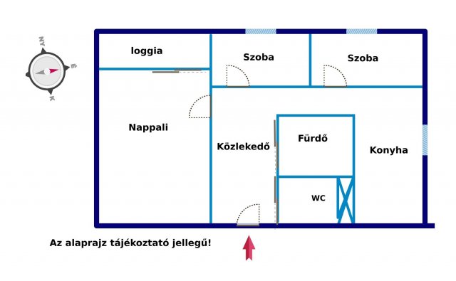 Eladó panellakás, Budapesten, III. kerületben 59.9 M Ft, 3 szobás