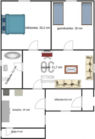 Eladó családi ház, Nyírlövőn 15 M Ft, 3 szobás