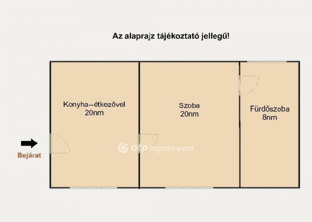 Eladó téglalakás, Budapesten, VIII. kerületben 60 M Ft, 2 szobás
