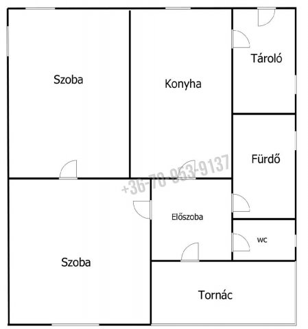 Eladó családi ház, Gógánfán 16.6 M Ft, 2 szobás