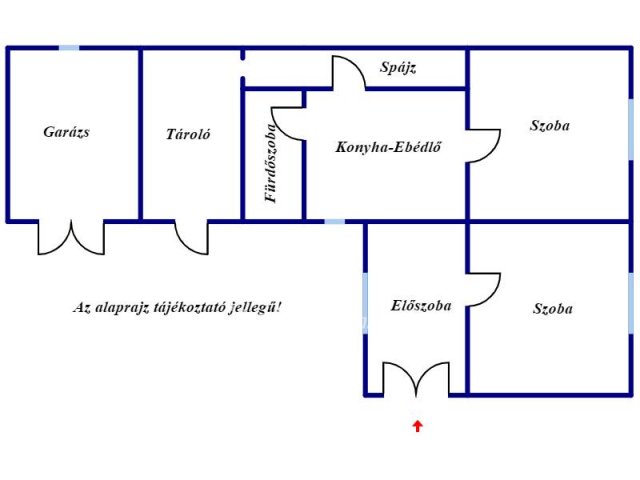 Eladó családi ház, Sajókazán 8.5 M Ft, 2 szobás