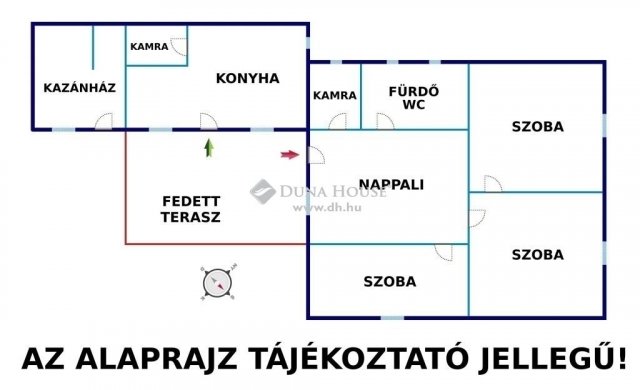 Eladó családi ház, Monoron 71.9 M Ft, 4 szobás