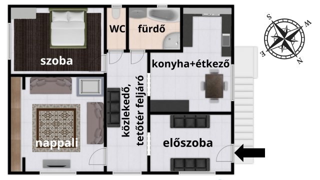 Eladó sorház, Pilisvörösváron 45 M Ft, 2 szobás