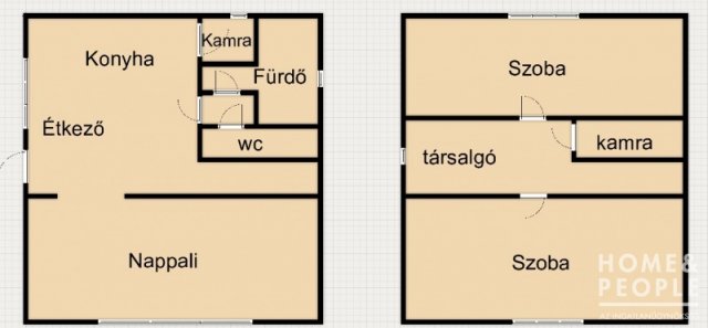 Eladó családi ház, Hódmezővásárhelyen 39 M Ft, 2+1 szobás