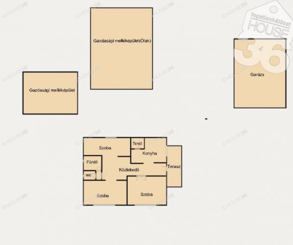 Eladó családi ház, Fülöpházán 31.9 M Ft, 3 szobás