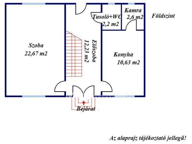 Eladó családi ház, Szarvason 55 M Ft, 2+2 szobás