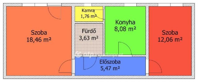 Eladó téglalakás, Salgótarjánban 9.9 M Ft, 2 szobás