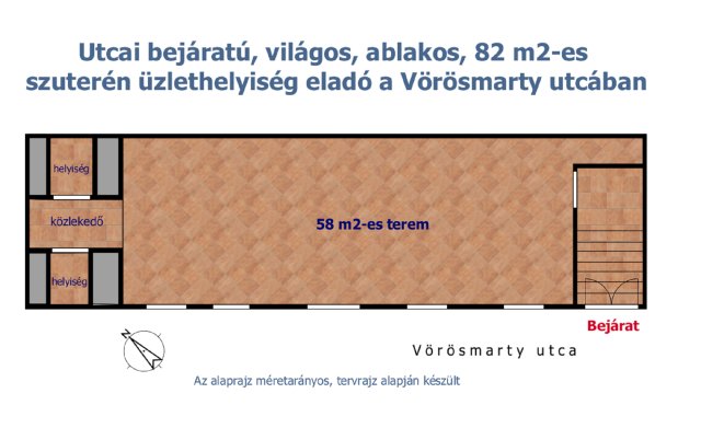 Eladó üzlethelyiség, Budapesten, VII. kerületben 30.34 M Ft