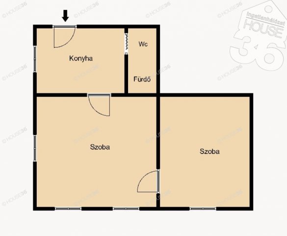 Eladó családi ház, Gödöllőn 42.5 M Ft, 2 szobás