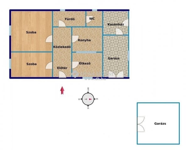 Eladó mezogazdasagi ingatlan, Kecskeméten 25.8 M Ft, 2 szobás