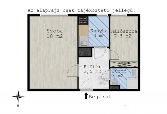 Kiadó panellakás, albérlet, Debrecenben 140 E Ft / hó