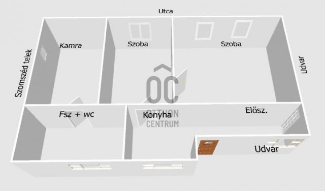 Eladó családi ház, Csanádpalotán 5.5 M Ft, 2 szobás