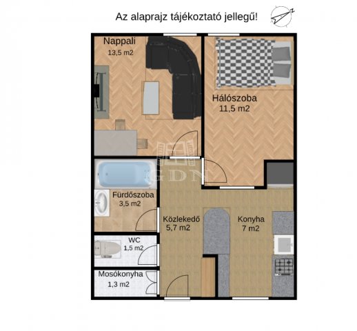 Eladó téglalakás, Budapesten, IX. kerületben 71 M Ft, 2 szobás