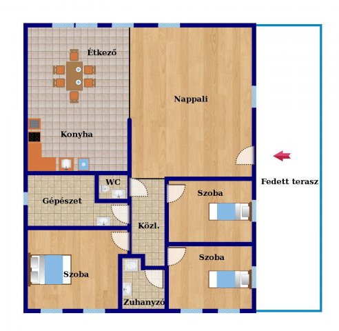Eladó családi ház, Nagykőrösön 99.9 M Ft, 4 szobás