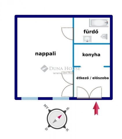 Eladó téglalakás, Budapesten, V. kerületben, Károly körúton