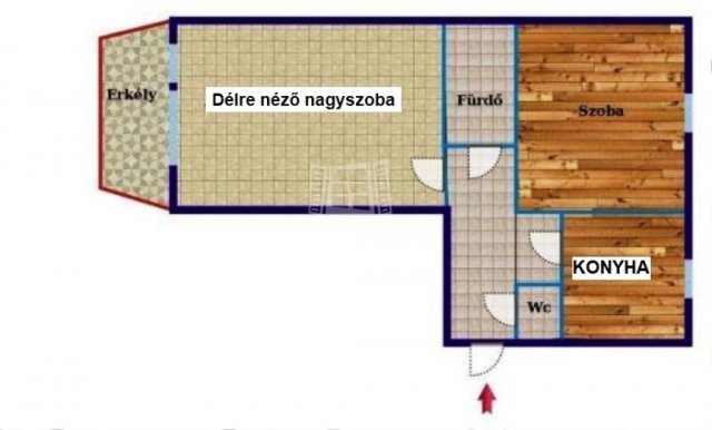 Eladó panellakás, Pécsett, Siklósi úton 27.5 M Ft, 2 szobás