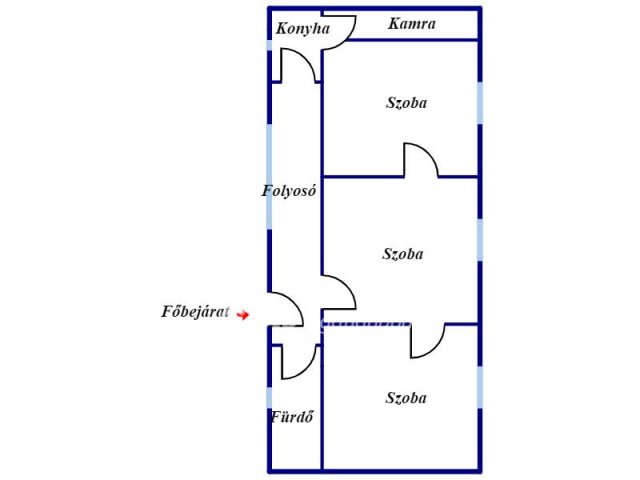 Eladó családi ház, Kocséren 21.9 M Ft, 2+1 szobás