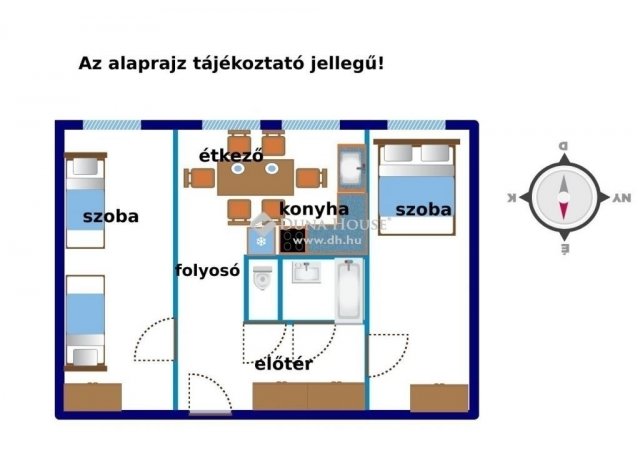 Eladó téglalakás, Budapesten, XXI. kerületben 63 M Ft, 2 szobás