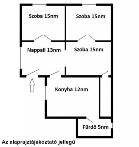 Eladó családi ház, Szalkszentmártonon 20.9 M Ft, 3 szobás