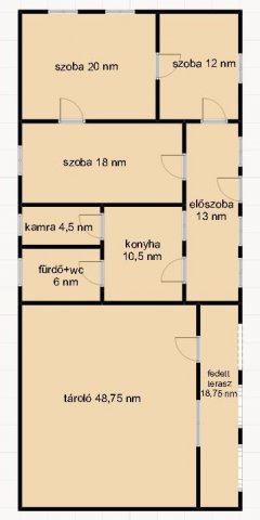 Eladó családi ház, Jászkisérén 1.9 M Ft, 3 szobás