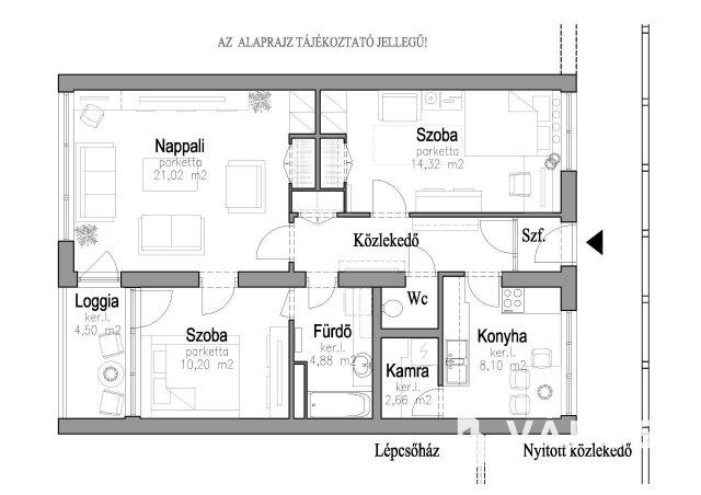 Eladó téglalakás, Tótkomlóson 17.4 M Ft, 3 szobás