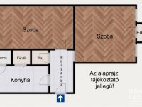 Eladó téglalakás, Szegeden 32.99 M Ft, 2 szobás