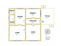 Eladó családi ház, Jászfényszarun 25 M Ft, 2+1 szobás