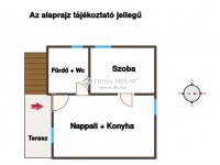 Eladó nyaraló, Dömsödön 22 M Ft, 2 szobás