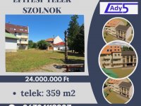 Eladó telek, Szolnokon 24 M Ft / költözzbe.hu