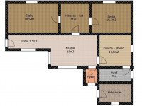 Eladó családi ház, Ráckeresztúron 44.9 M Ft, 3+1 szobás