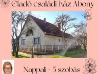 Eladó családi ház, Abonyban 38 M Ft, 6 szobás