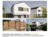 Eladó családi ház, Máriakálnokon 73.8 M Ft, 3+1 szobás