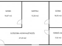 Eladó családi ház, Inárcson 79.9 M Ft, 3 szobás
