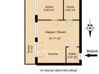 Eladó téglalakás, Mosonmagyaróváron 44.9 M Ft, 1+1 szobás