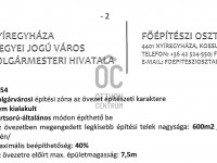 Eladó telek, Nyíregyházán 74.9 M Ft / költözzbe.hu