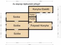 Eladó családi ház, Bakson 17.9 M Ft, 2+1 szobás