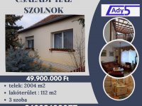 Eladó családi ház, Szolnokon 49.9 M Ft, 3 szobás