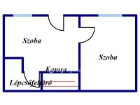 Eladó családi ház, Lábatlanon 20 M Ft, 2 szobás