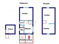 Eladó családi ház, Sülysápon 24.5 M Ft, 3 szobás