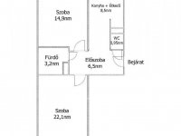 Eladó téglalakás, XX. kerületben 49.9 M Ft, 2 szobás