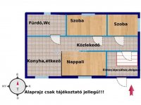 Eladó családi ház, Vecsésen 75 M Ft, 3 szobás