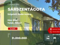 Eladó családi ház, Sárszentágotán 31 M Ft, 3 szobás