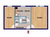 Eladó panellakás, Békésen 15.5 M Ft, 2 szobás