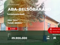 Eladó családi ház, Abában 29.9 M Ft, 2 szobás