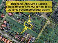 Eladó telek, Szegeden 45.9 M Ft / költözzbe.hu