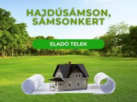 Eladó telek, Hajdúsámsonon 11.9 M Ft / költözzbe.hu