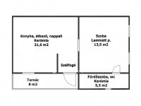 Eladó családi ház, Mezőkövesden 12.49 M Ft, 1 szobás