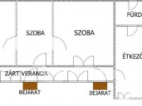 Eladó családi ház, Mezőtárkányon 11.9 M Ft, 3 szobás