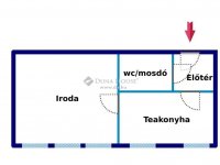 Eladó iroda, Baján, Petőfi Sándor utcában 33 M Ft