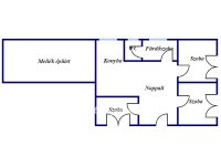Eladó családi ház, Nyírbogdányon 17 M Ft, 2+1 szobás